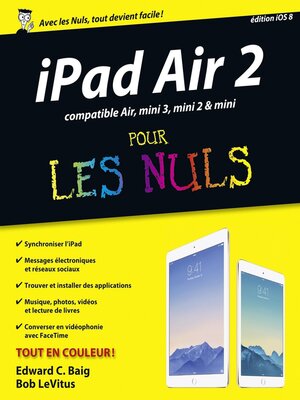 cover image of iPad Air 2 Pour les Nuls